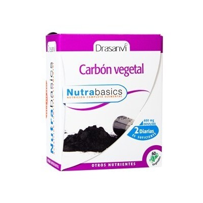 carbon vegetal 60 caps nutribasics drasanvi