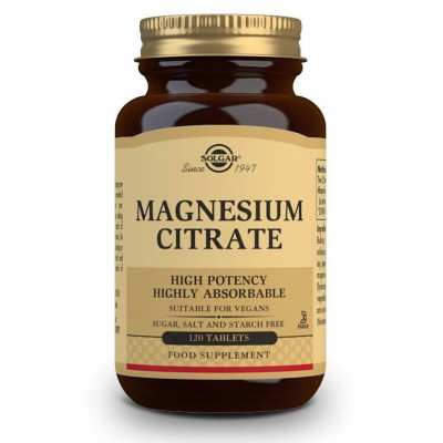 citrato de magnesio 120 comprimidos